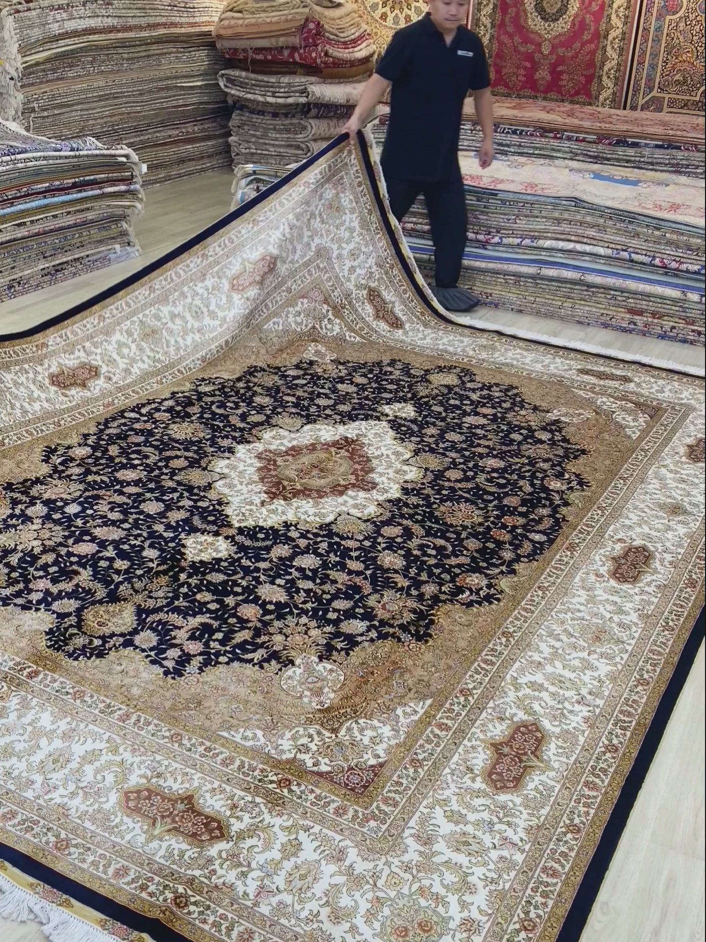 Video of The Tabriz Imperial Medallion Rug
